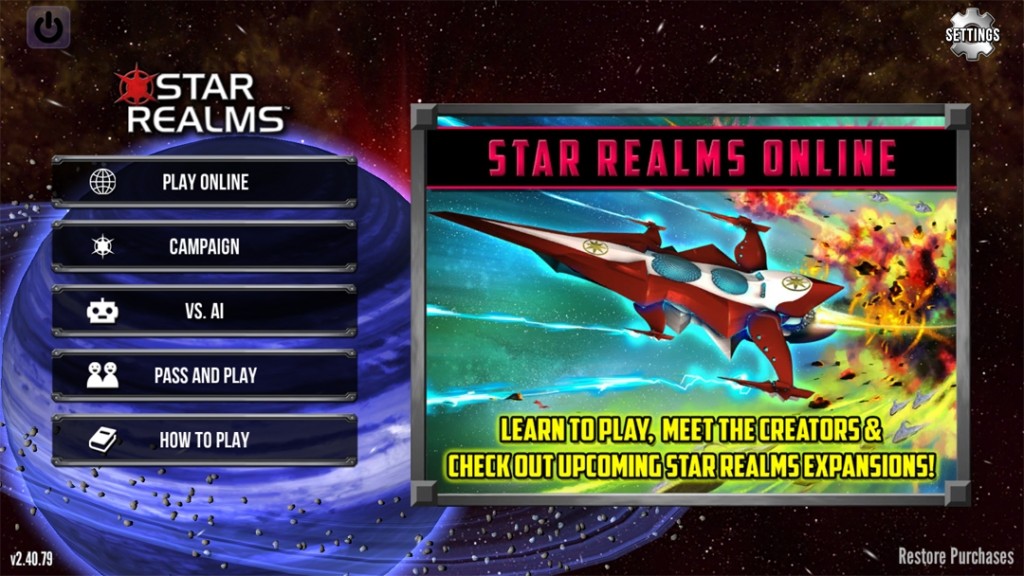 Игра Звездные империи (Star realms)
